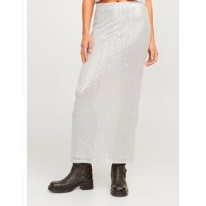 Jack & Jones JXMIA Sequin Rok WVN, zilver, M