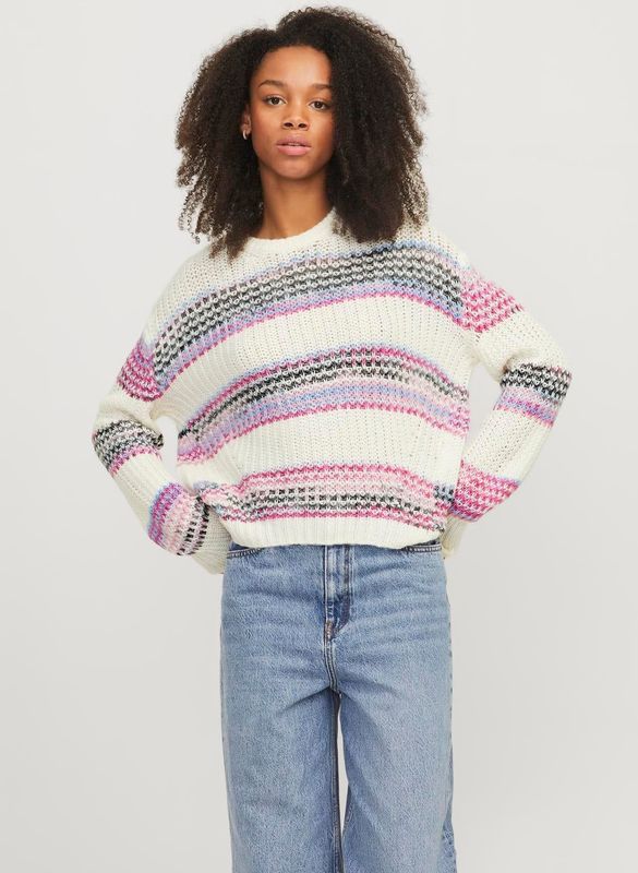 Gebreide Trui - Kleurverloop - 65% Acryl 35% Gerecycled Polyester