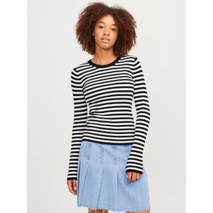 Jack & Jones - Jodi Tight Stripe - Gebreide Top - Ronde Hals - Lange Mouwen