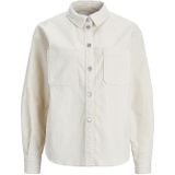 Blouse - Gelly - Effen - Corduroy - Lange Mouw - Normale Pasvorm