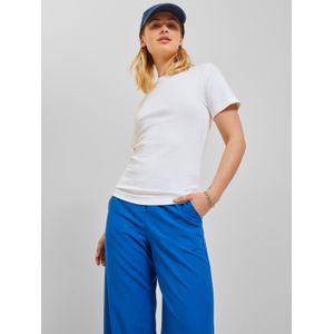 JJXX - BELLE - T-shirt - Wit - Aansluitende Pasvorm - Kwartmouw