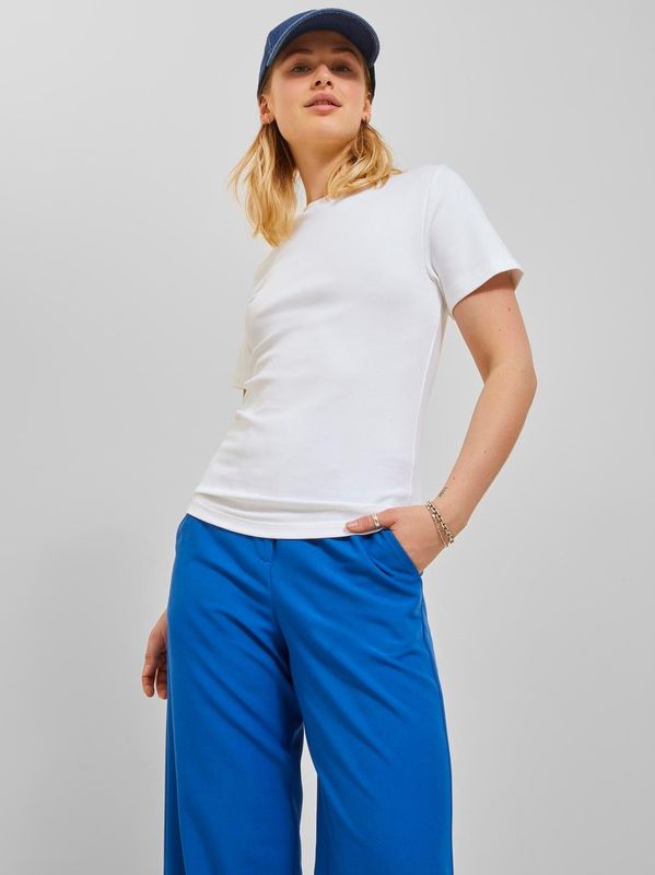 JJXX - BELLE - T-shirt - Wit - Aansluitende Pasvorm - Kwartmouw