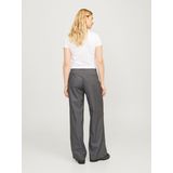 Klassieke Broek - Hoge Taille - Geweven Stof - Wide Leg Fit - Zwart