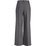 Klassieke Broek - Hoge Taille - Geweven Stof - Wide Leg Fit - Zwart