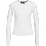 T-shirt - Effen - Jersey - Ronde Hals - Lange Mouw