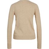 Gebreid Vest - Ronde Hals - Lange Mouwen - Slim Fit - 72% Viscose, 28% Nylon