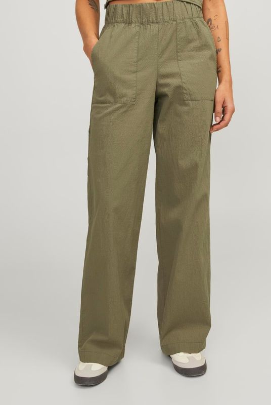 Broek - Geweven - Blauw - 65% Polyester 35% Katoen 1% Elastaan 10% Nylon