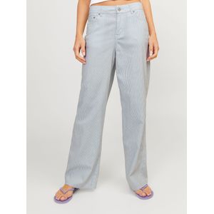 JACK & JONES Dames Jxlisa Linen Wide Mw Pant PNT linnen broek, blauw, S