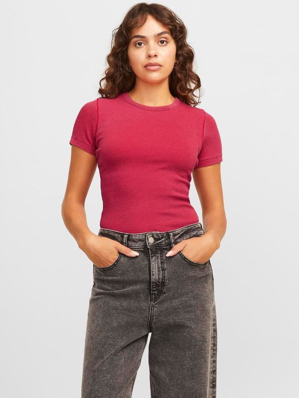 JJXX - JXFrankie - Shirt - Purper - Slanke Pasvorm - Kwartmouw