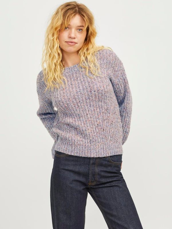 JACK & JONES Jxskyla Crew Neck gebreide gebreide trui voor dames, Coronet Blue, S
