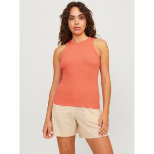 JXFOREST STR SL Rib TOP JRS NOOS, perzik echo, XS