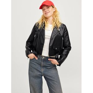 JACK & JONES Jxjose Pu Jacket OTW Bikerjack voor dames, zwart, M