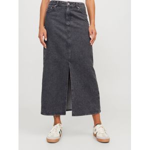 Jxaura - Denim Rok - Blauw - Maxi Lengte - Hoge Split - Stonewash