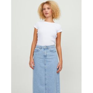 JJXX Dames Jxfriend STR Ss Rib Tee JRS Sn T-shirt, wit (bright white), S