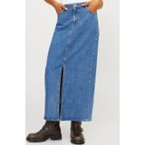 Spijkerrok - Denim - Stonewash - Hoge Split