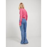 Gebreid Vest - Effen - Sabel - V-hals - Lange Mouw - Normale Pasvorm