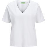 Jxannie - T-shirts - V-Hals - Korte Mouwen - Regular Fit