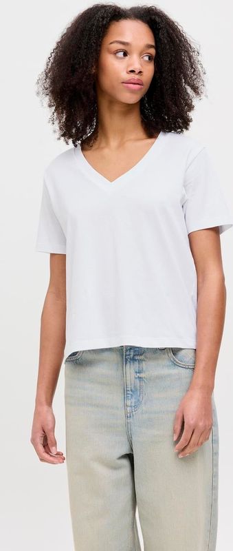 Jxannie - T-shirts - V-Hals - Korte Mouwen - Regular Fit