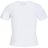 T-shirt - Zwart - Gekamd Jersey - Korte Mouwen - Stretch Fit