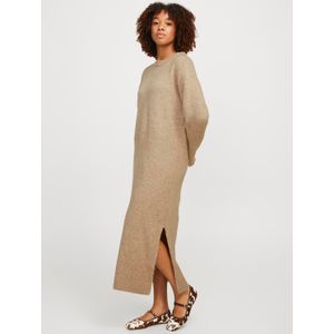 JACK & JONES Jxoline gebreide jurk voor dames, Peyote/Detail:/Limeade Neck Piping, S