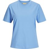 JJXX - Anna - T-shirt - Hemelsblauw - Normale Pasvorm - Kwartmouw