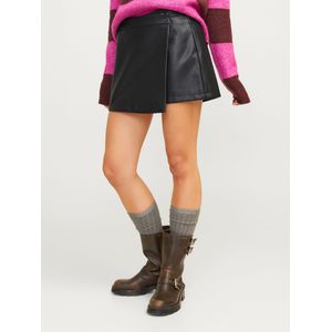 Jxsofia - Rok - Synthetisch Leer - Kort - Wikkelsluiting, Verborgen Zijritssluiting