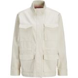 Jxanna - Utility Jas - Hoge Opstaande Kraag - Lange Mouwen - Ritssluiting - Casual Look