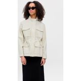 Jxanna - Utility Jas - Hoge Opstaande Kraag - Lange Mouwen - Ritssluiting - Casual Look
