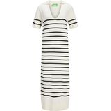Jxlayla - Gebreide Jurk - Maxi Lengte - Korte Mouwen - Regular Fit