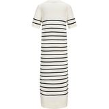 Jxlayla - Gebreide Jurk - Maxi Lengte - Korte Mouwen - Regular Fit