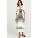Jxlayla - Gebreide Jurk - Maxi Lengte - Korte Mouwen - Regular Fit