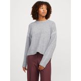 Jack & Jones JXITZEL Crew Neck Knit, gemengd grijs, M