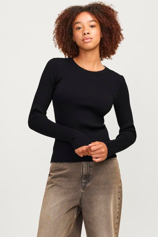Jack & Jones - Jodi Tight Jjxx - Gebreide Top - Ronde Hals - Lange Mouwen
