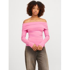 JACK & JONES JXMILLE STR LS Off SH TOP JRS, Moonlite Mauve, S