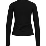 T-shirt - O-hals - Lange Mouwen - Stretch Fit - Gekamd Jersey