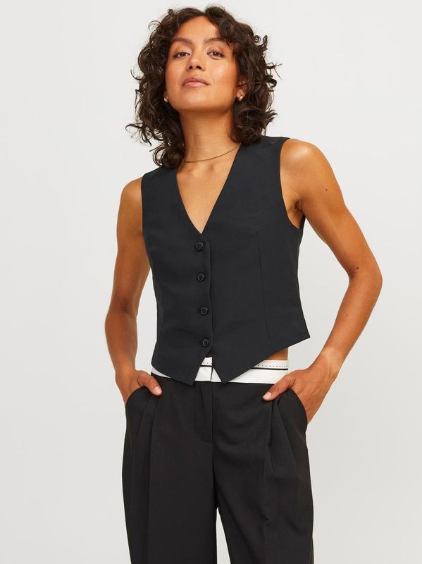 JACK & JONES Dames Jxellis Waistcoat TLR kostuumvest, zwart, M
