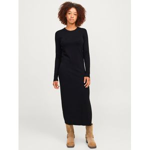 Jack & Jones Jxmarilyn Comfy Crew Neck Dress Knit, Zwart/detail: mist, M