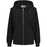 Hoodie - Zwart - Katoen/Polyester - Capuchon met Ritssluiting
