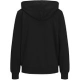 Hoodie - Zwart - Katoen/Polyester - Capuchon met Ritssluiting