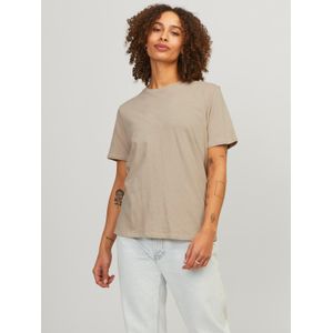 Jack & Jones Jxisla Ss Reg Linnen Tee JRS, grijs, M