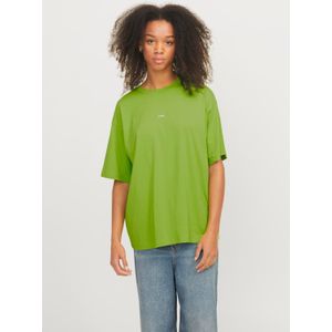 JXANDREA Loose SS Every Logo Tee NOOS, Parrot Green/Print: helder wit, Jjxx logo, S