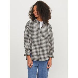 JXJAMIE LS flanellen shirt WVN, Vetiver/Detail:check, M