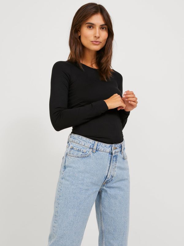 Jack & Jones - Jjxx Jxharmony - T-shirt - Zwart - Lange Mouwen