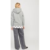 JACK & JONES Jxemma Ls Scuba Hood SWT Sweatjack voor dames, lichtgrijs gem., M