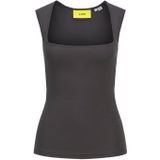 Top - Mouwloos - Stretch Fit - Vierkante Hals