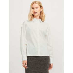 JXSAGA LS Slim Shirt WVN SN, Blanc De Blanc, S