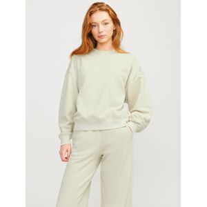 Jack & Jones Jxally RLX Short Ls Crew SWT Sn, fog, S