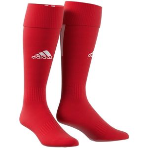 adidas Santos 18 Sportsokken - Maat 46 - Unisex - rood/wit