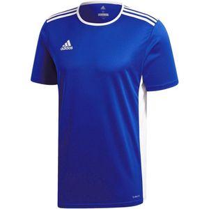 adidas Entrada SS Jersey Sportshirt2 - Unisex - blauw wit