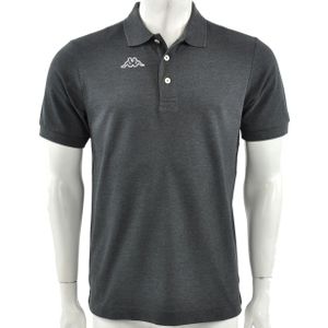 Kappa - Logo Life MSS - Donkergrijze Polo - Grijs